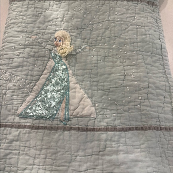 Pottery Barn Kids Other - ❄️Pottery Barn Kids Disney "Frozen" Toddler/Crib Quilt❄️